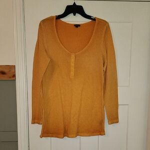 Torrid Golden Ombre Long Sleeve Henley